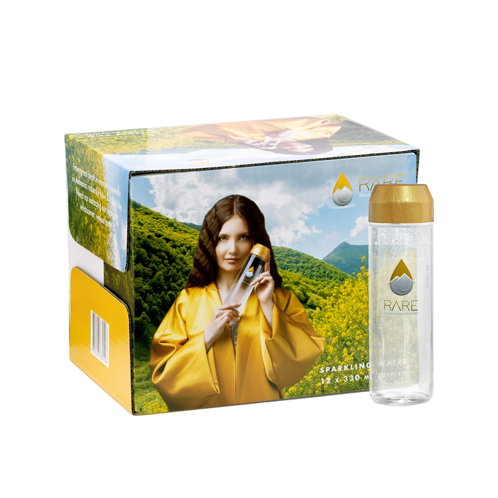 Natural Mineral Sparkling Water 330ml - Glass