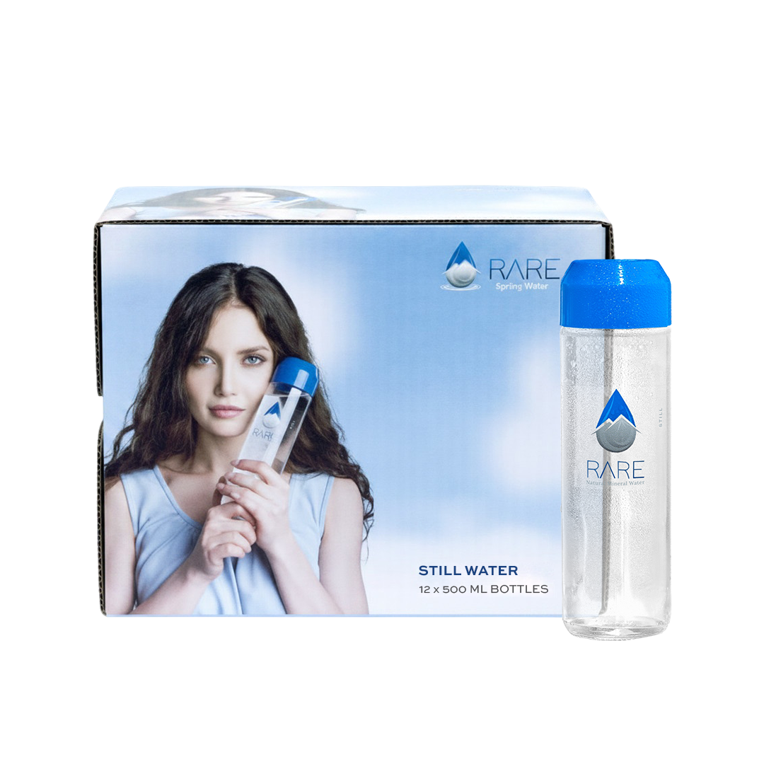 Water Natural Mineral Spring Water 500ml - Glass