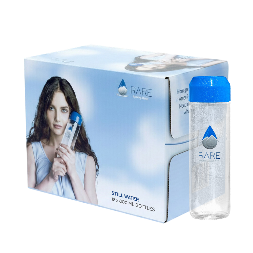 Water Natural Mineral Spring Water 800ml - Glass